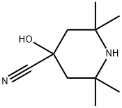 4-hydroxy-2,2,6,6-tetramethylpiperidine-4-carbonitrile Structure