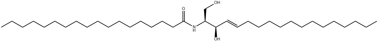 N-硬脂酰神经鞘氨醇,2304-81-6,结构式