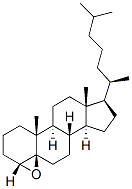 Cholestane, 4,5-epoxy-, (4beta,5beta)- Structure