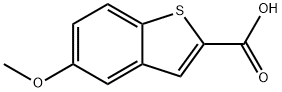 2-羧酸-5-甲氧基苯并噻吩,23046-02-8,结构式