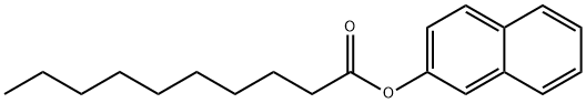 B-NAPHTHYL CAPRATE 化学構造式