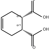 顺-4-环己烯-1,2-二羧酸,2305-26-2,结构式