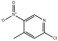 2-氯-5-硝基-4-甲基吡啶,23056-33-9,结构式