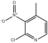 2-Chloro-4-methyl-3-nitropyridine Structure