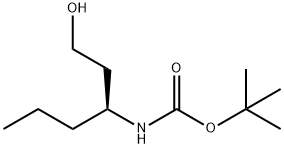 Carbamic acid, [(1S)-1-(2-hydroxyethyl)butyl]-, 1,1-dimethylethyl ester (9CI) Struktur