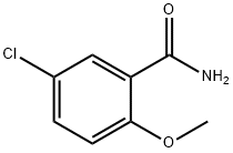 5-クロロ-2-メトキシベンズアミド 化学構造式