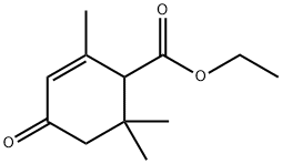 ethyl 2,6,6-trimethyl-4-oxocyclohex-2-ene-1-carboxylate,23068-96-4,结构式