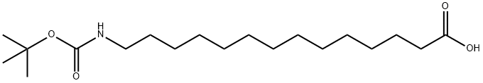 14-((叔丁氧基羰基)氨基)十四烷酸, 2307778-46-5, 结构式