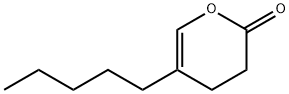 3,4-Dihydro-5-pentyl-2H-pyran-2-one Structure