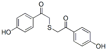 1-(4-HYDROXY-PHENYL)-2-[2-(4-HYDROXY-PHENYL)-2-OXO-ETHYLSULFANYL]-ETHANONE Struktur