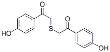 1-(4-HYDROXY-PHENYL)-2-[2-(4-HYDROXY-PHENYL)-2-OXO-ETHYLSULFANYL]-ETHANONE Structure