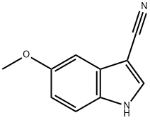 3-CYANO-5-METHOXYINDOLE Structure