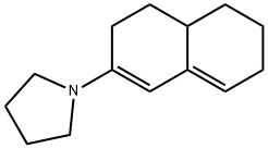 1-(3,4,4a,5,6,7-Hexahydronaphthalen-2-yl)pyrrolidine,23088-07-5,结构式
