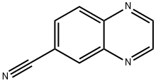 6-喹喔啉甲腈,23088-24-6,结构式