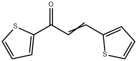 1,3-二-2-噻吩基-2-丙烯醛基-1-酮, 2309-48-0, 结构式
