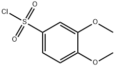 3,4-ジメトキシベンゼンスルホニルクロリド 化学構造式