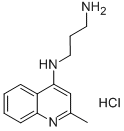 4-(3-AMINOPROP-1-YL)AMINO-2-METHYLQUINOLINE HYDROCHLORIDE, 23096-73-3, 结构式