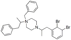 1-benzyl-1,4-bis(1-phenylpropan-2-yl)-2,3,5,6-tetrahydropyrazine bromide 结构式