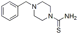 4-ベンジル-1-ピペラジンカルボチオアミド 化学構造式