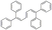 trans-1,1,6,6-Tetraphenyl-1,3,5-hexatriene Struktur