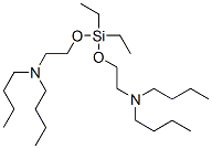 N,N'-[(Diethylsilanediyl)bis(oxyethylene)]bis(dibutylamine) Structure