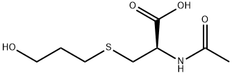 N-ACETYL-S-(3-HYDROXYPROPYL)CYSTEINE 结构式