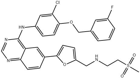 拉帕替尼, 231277-92-2, 结构式
