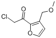Ethanone, 2-chloro-1-[3-(methoxymethyl)-2-furanyl]- (9CI) Structure