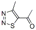 Ethanone, 1-(4-methyl-1,2,3-thiadiazol-5-yl)- (9CI) Structure