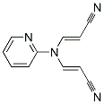 Acrylonitrile, 3,3-(2-pyridylimino)di- (8CI) Structure