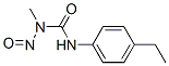 3-(4-ethylphenyl)-1-methyl-1-nitroso-urea 结构式