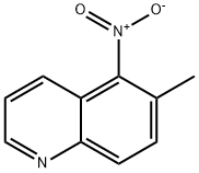 6-甲基-5-硝基喹啉, 23141-61-9, 结构式