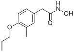 2-(4-Propoxy-3-methylphenyl)acetohydroxamic acid 结构式