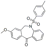 5,6-Dihydro-8-methoxy-5-(p-tolylsulfonyl)-11H-dibenz[b,e]azepin-11-one Structure