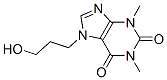 3,7-dihydro-7-(3-hydroxypropyl)-1,3-dimethyl-1H-purine-2,6-dione,23146-04-5,结构式