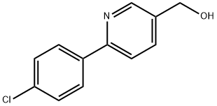 [6-(4-CHLOROPHENYL)PYRIDIN-3-YL]METHANOL,23148-55-2,结构式
