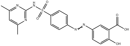 柳氮磺嘧啶, 2315-08-4, 结构式