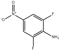 2,6-ジフルオロ-4-ニトロアニリン 化学構造式