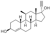 Metynodiol Structure