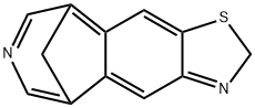 5,9-Methano-2H-thiazolo[4,5-h][3]benzazepine(9CI) 化学構造式