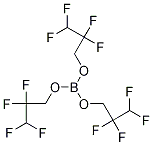 Tris(2,2,3,3-tetrafluoropropoxy)borane Structure