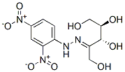 (2R,3R,4E)-4-[(2,4-dinitrophenyl)hydrazinylidene]pentane-1,2,3,5-tetro l,23176-93-4,结构式