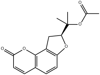 二氢欧山芹醇醋酸酯 结构式