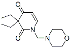 3,3-Diethyl-1-(4-morpholinylmethyl)-2,4(1H,3H)-pyridinedione Struktur