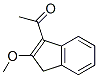 1-(2-メトキシ-1H-インデン-3-イル)エタノン 化学構造式