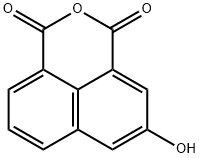 3-ヒドロキシ-1,8-ナフタル酸 無水物 化学構造式