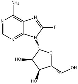 8-FLUOROADENOSINE, 23205-67-6, 结构式