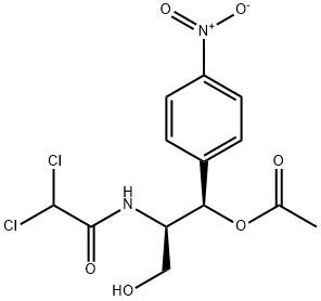 chloramphenicol 1-acetate, 23214-93-9, 结构式
