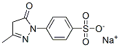 sodium p-(4,5-dihydro-3-methyl-5-oxo-1H-pyrazol-1-yl)benzenesulphonate,23215-04-5,结构式