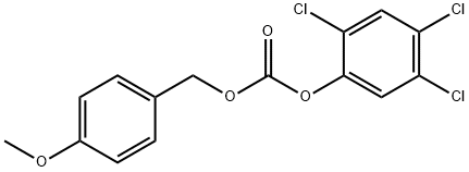 2,4,5-trichlorophenyl p-methoxybenzyl carbonate ,23218-62-4,结构式